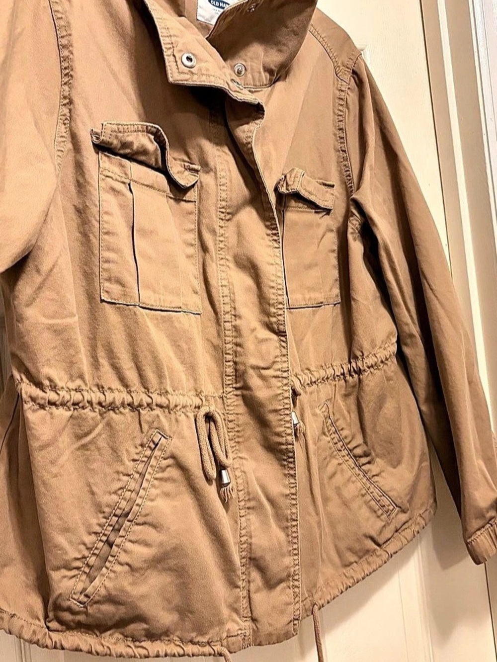 Old Navy Women’s Utility Jacket in Tan Size XL - Picture 3 of 9